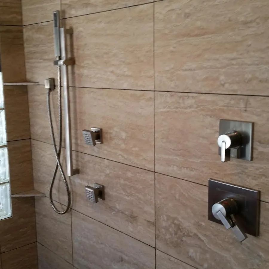 Shower fixture installation for Water Heater Replacement in League City